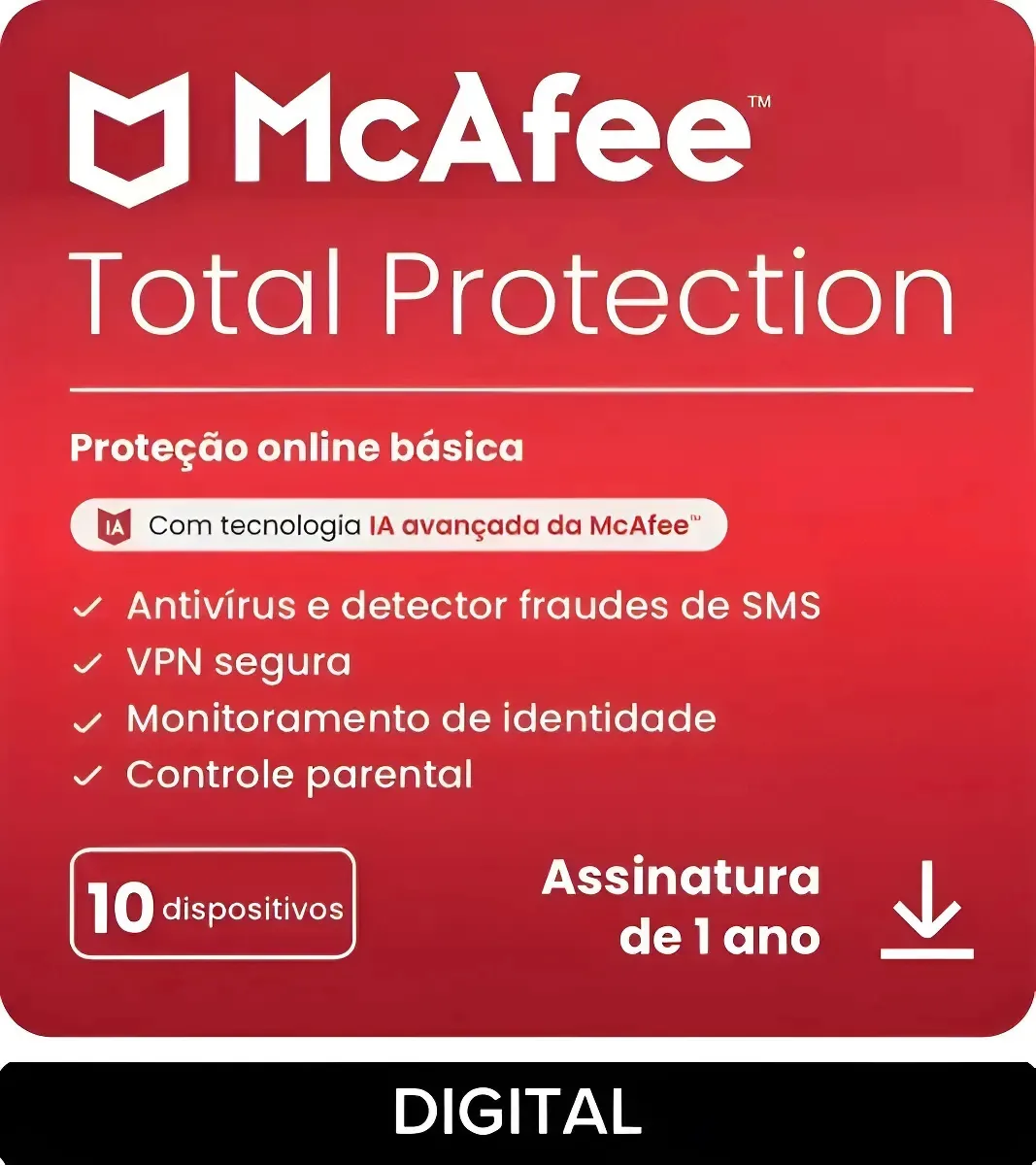 Mcafee Br Total Protection 10 Devices (Digital)