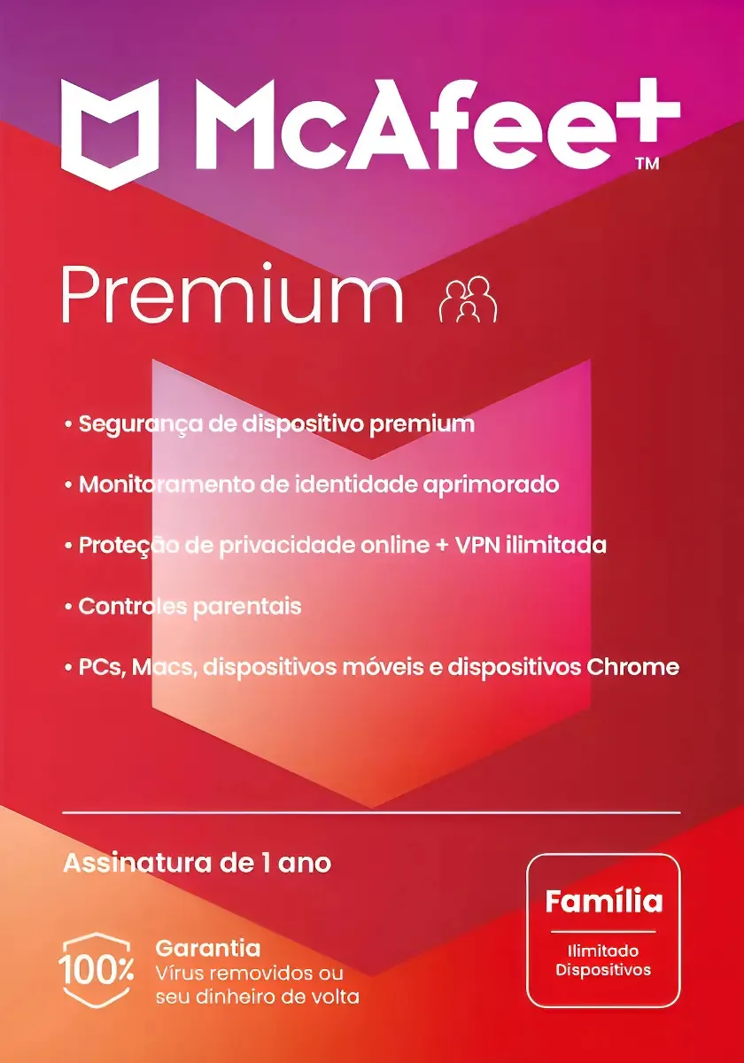 Mcafee+ Premium Família Dispositivos Ilimitados