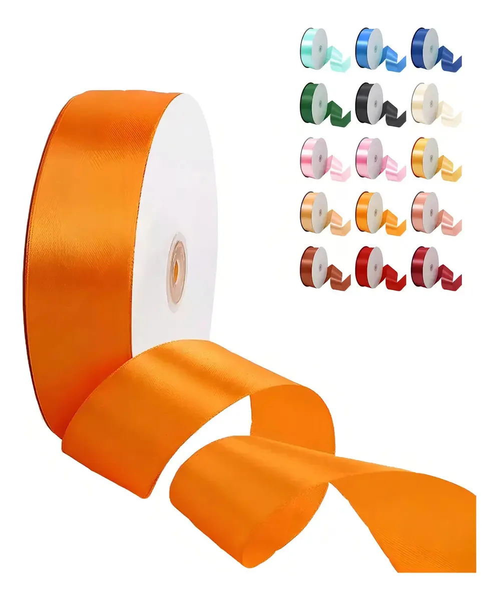 Fita De Cetim N 9 91 Metros X 40mm Decorativa De Cetim, Fitas Para Lacos, Artesanato Fita Rigor Cetim, Adequado Para Natal, Embrulho De Presente, Artesanato E Decorações De Festas Etc