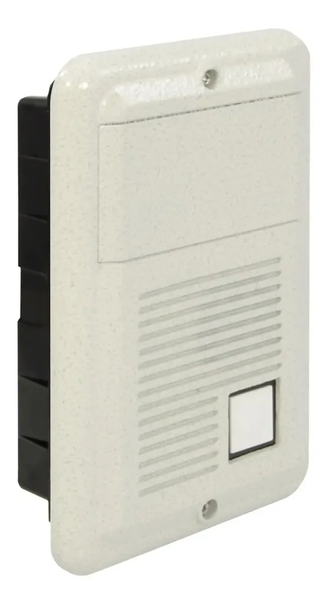 Commax Audio Street Front em metal anti-vandalismo de cor creme