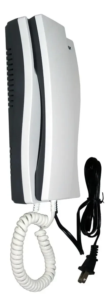 Intercomunicador de sistema de intercomunicação de áudio analógico DP-2s, cor branca