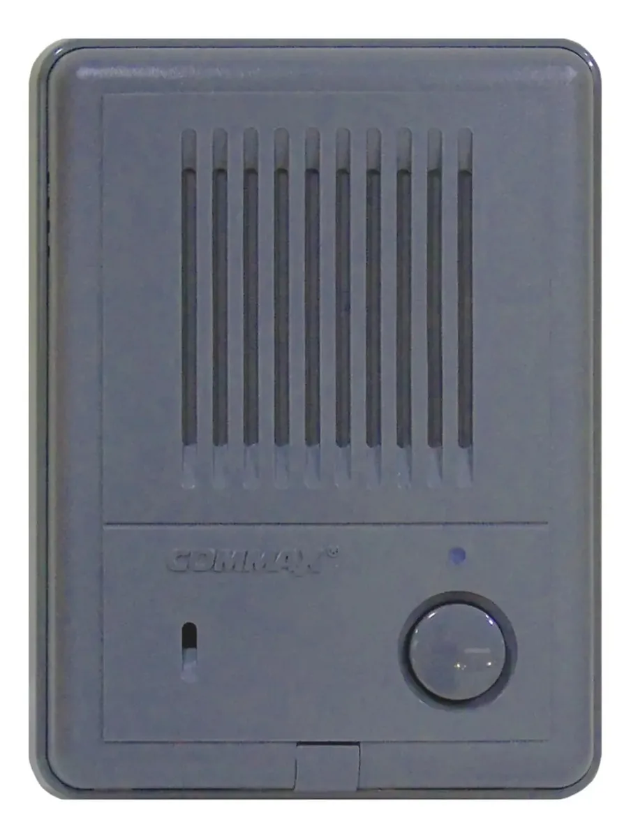 Campainha de áudio Commax DR-2k Street Front para interfone, cor cinza