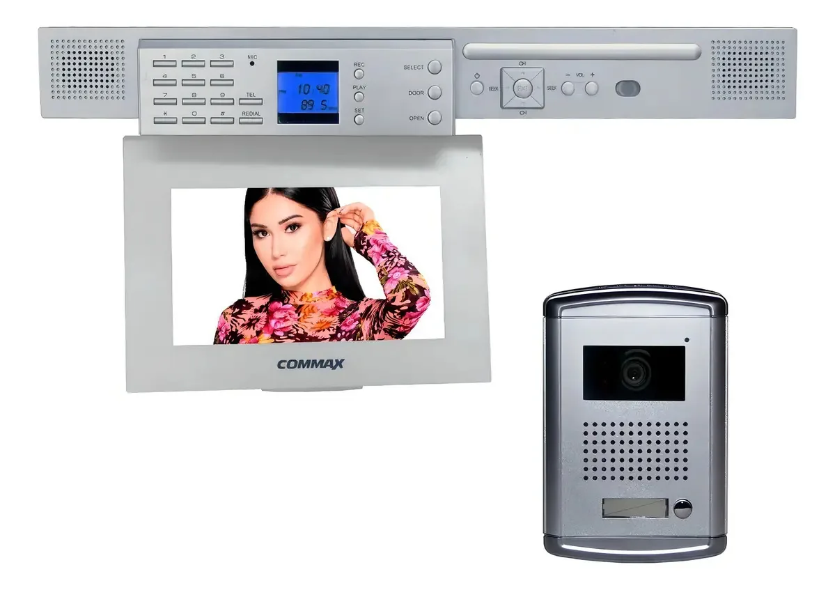 Intercomunicador de vídeo J R e centro automatizado multifuncional, cor branca