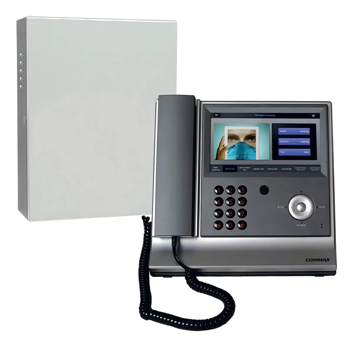 Equipamento hospitalar central Commax Digital Nurse branco