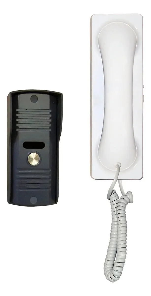 Campainha de áudio e interfone J R Street Front Home, cor preta