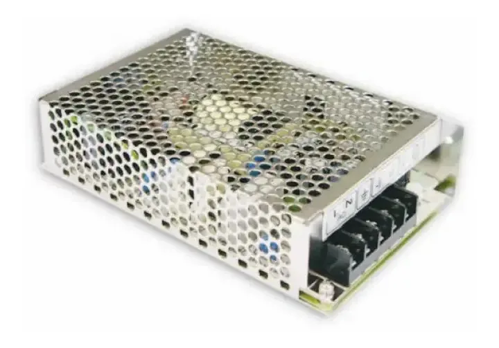 Fonte de alimentação industrial comutada 12vcd 60w 5a/v