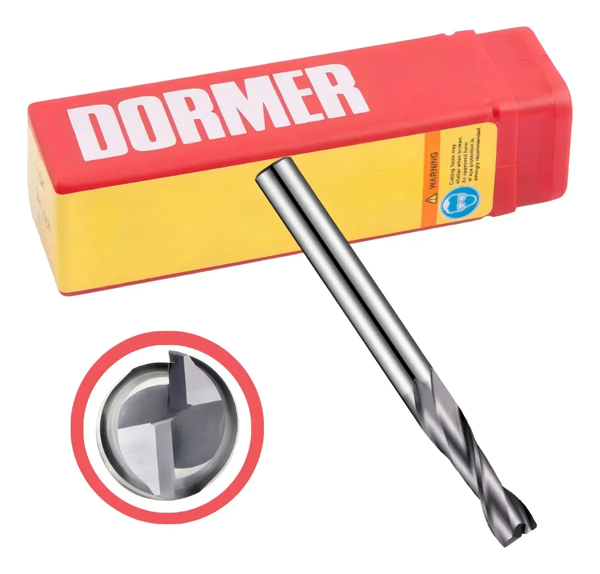 Fresa de Topo Dormer de Metal Duro com Cobertura TiAlN para Usinagem de Metais