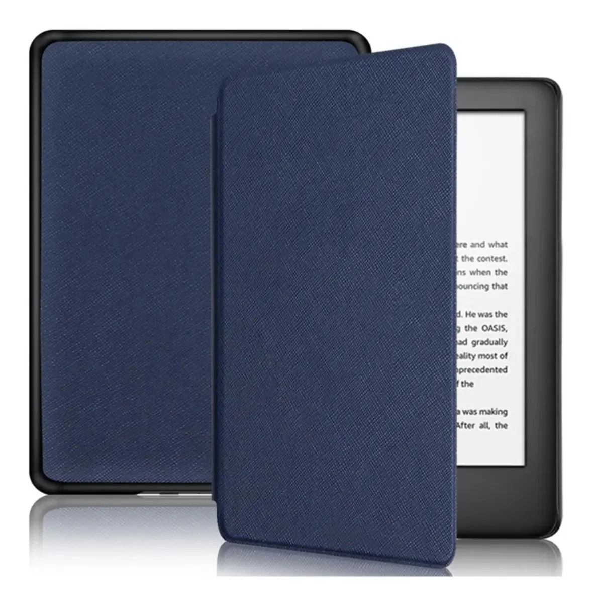 Capa protetora Kindle Premium 2019 J9g29r + lápis e papel alumínio azul marinho
