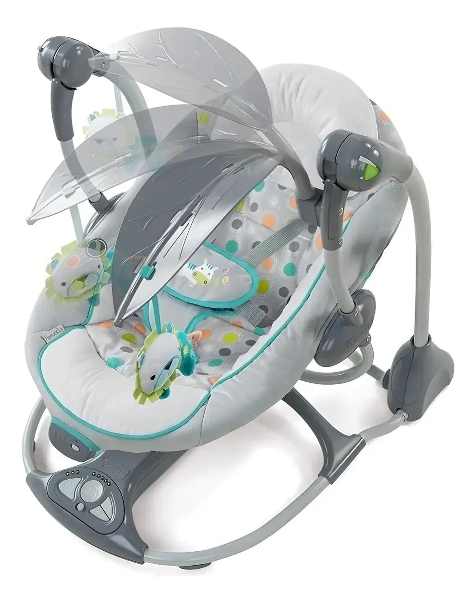 Cadeira de balanço para bebê Ingenuity Ridgedale 10215-ES cinza