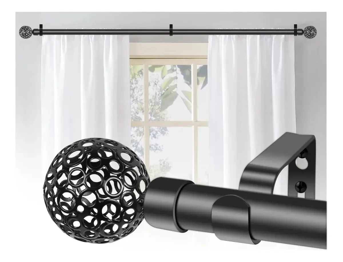 Barra extensível: comprimento mínimo de 91 cm, comprimento máximo de 2,24 cm Weeksun CLG01, cor preta