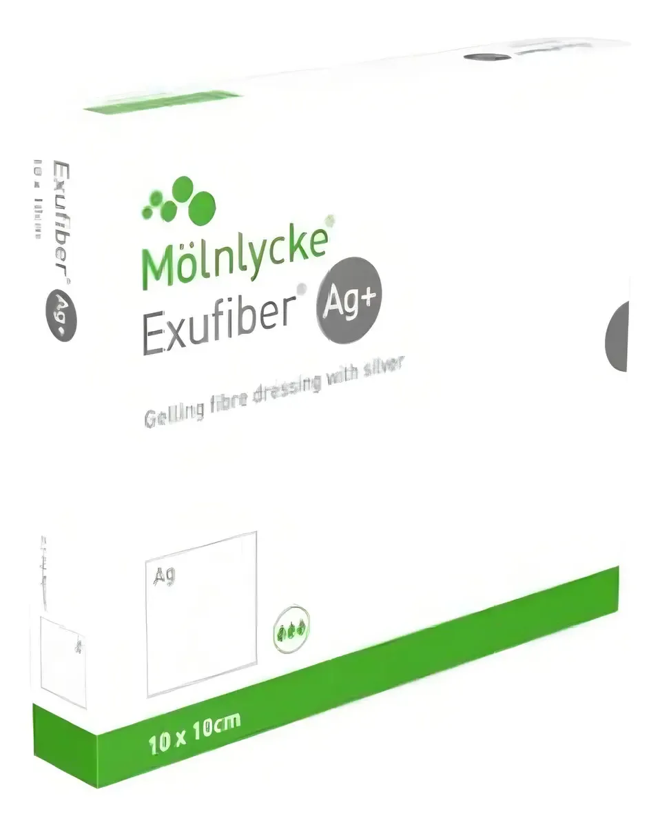 Exufiber Ag+ 5x5 Molnlycke 1 Unidade
