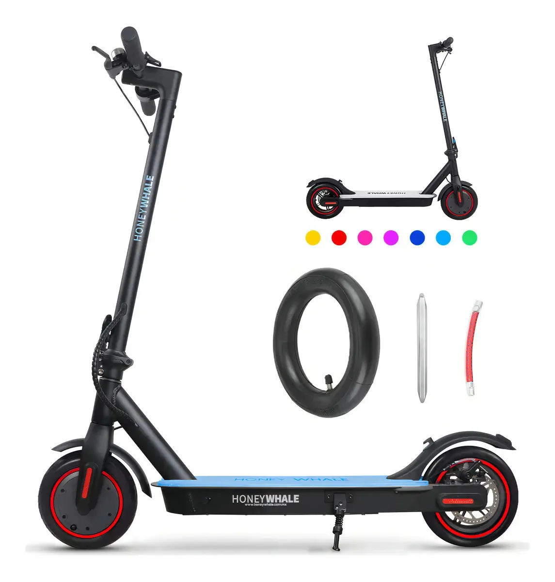 Honeywhale S2 Patinete Elétrico Adulto, 500w-30km/h-20km-6,6ah-7cores-velocidade-juvenil-dobrável-scooter-eletrica-autonomia-de-capacidade-controle-cruzeiro