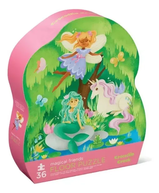 Quebra-cabeça Crocodile Creek Magic Friends 36 peças de 36 peças