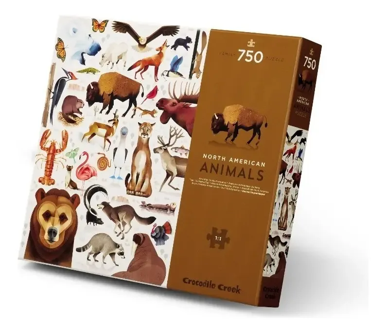 Puzzles Quebra-cabeças 750 Peças Sortidas Crocodile Creek