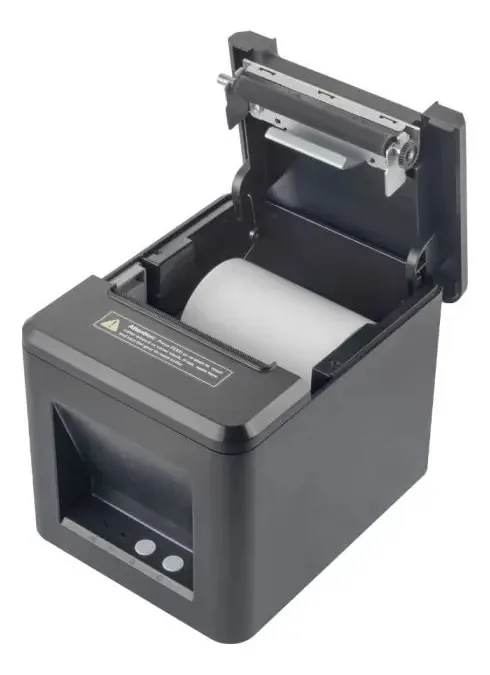Impressora térmica de recibos Pos Sat Q22 Usb 80mm, cor preta