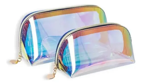 Bolsas de maquiagem transparentes Fexdesire Dazzles