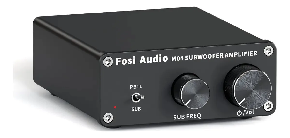 Amplificador de subwoofer Fosi Audio M04 para home theater