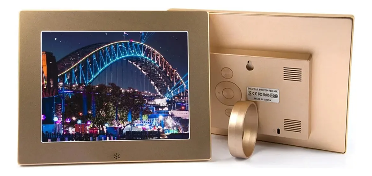 Porta-retrato digital UsmAsk Desconocido 7polegadas dourado x 1 unidades