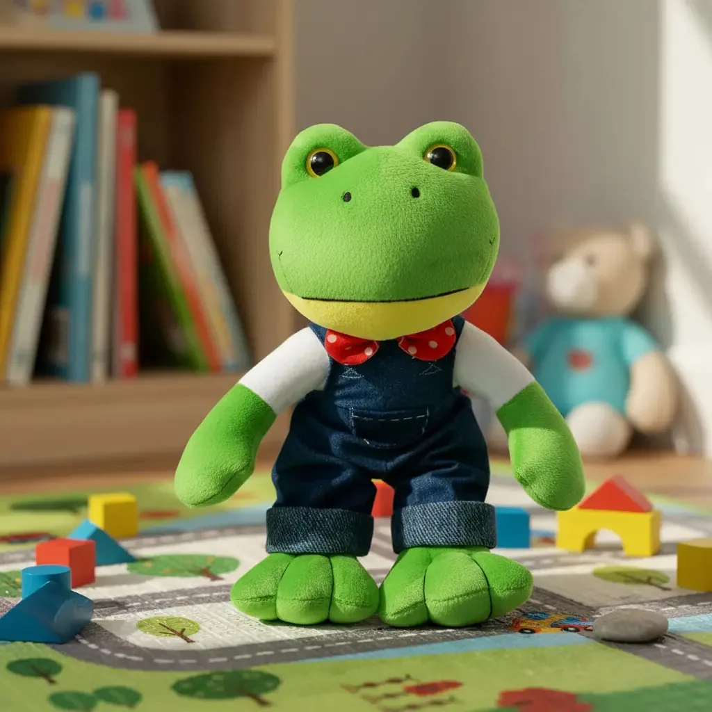 Sapo de pelúcia Tuomo Lara Frog de tamanho médio