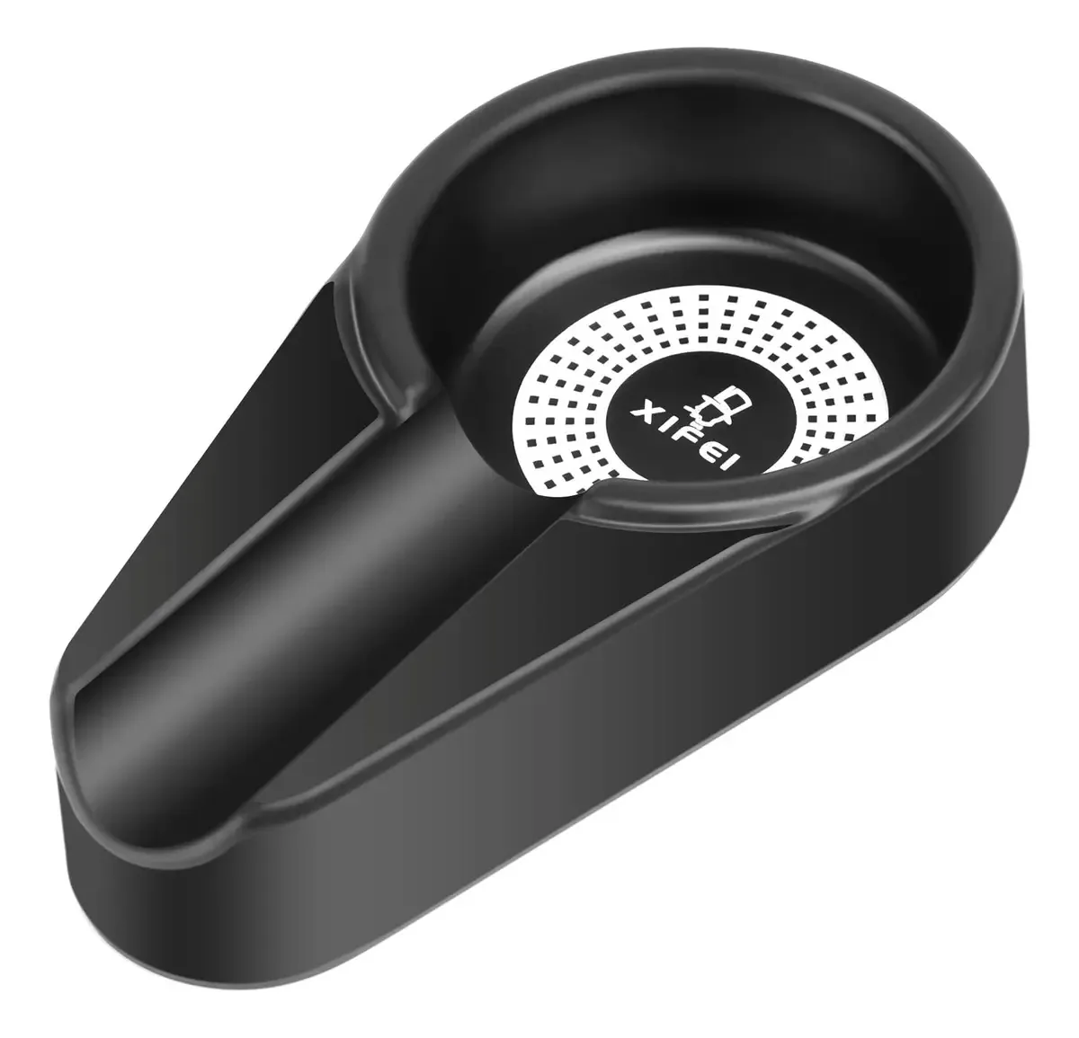 Cinzeiro de charutos de interior leve e portátil Tisfa, cor preto