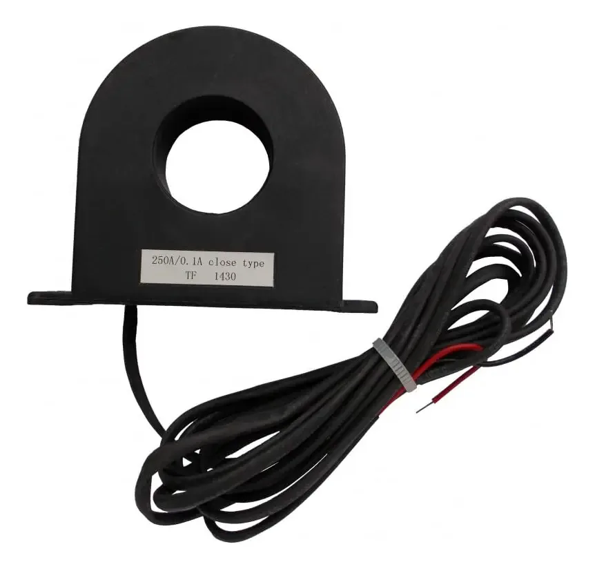 Transformador de Corrente Datakom 250a/0.1a 2500 Voltas Para Dkm-430, Tipo de Laço Fechado