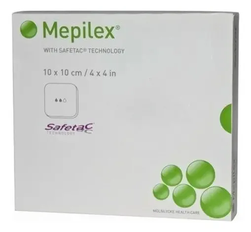 Curativo Mepilex 10x10cm 4x4in- Molnlycke