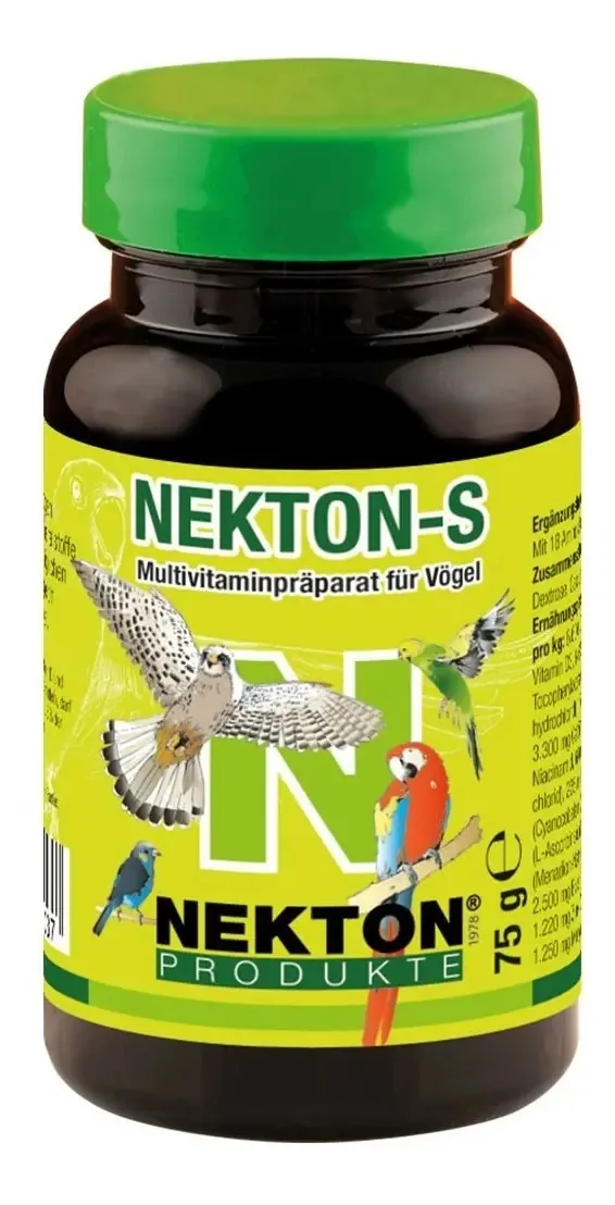 Nekton S 75g Suplemento Vitaminas Gerais Pássaros Aves