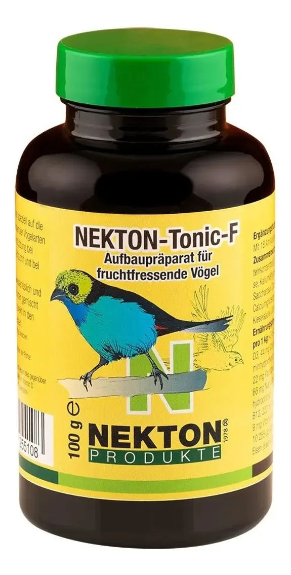 Nekton Tonic F 100g Melhora Saúde Pássaros Aves Frugívoros