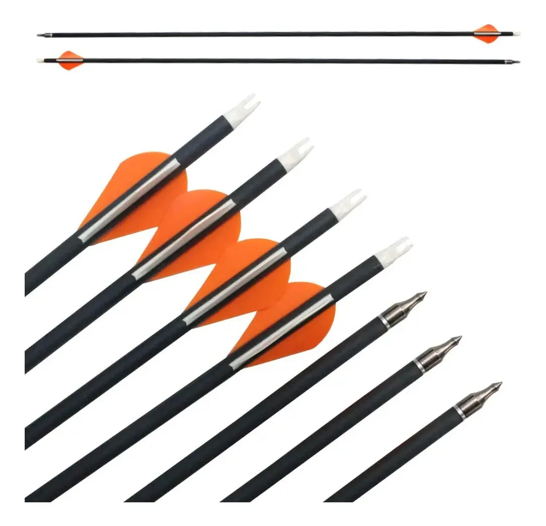 Nmcpy - Setas de Carbono para Tiro com Arco (76,2 cm, 20 Unidades)