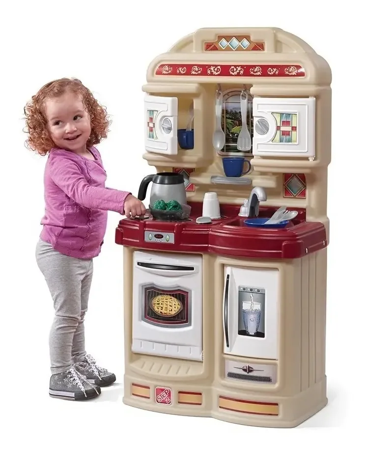 Cozinha de brinquedos - Etapa 2 - Cozinha bege aconchegante