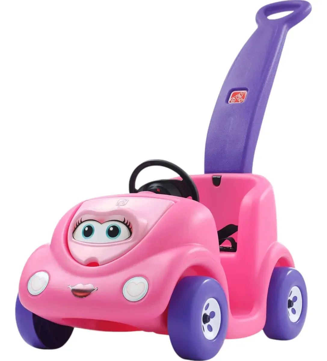 Carrinho de bebê rosa Buggy com chassi rosa clássico Bubble Bar Bubble Gum Pink