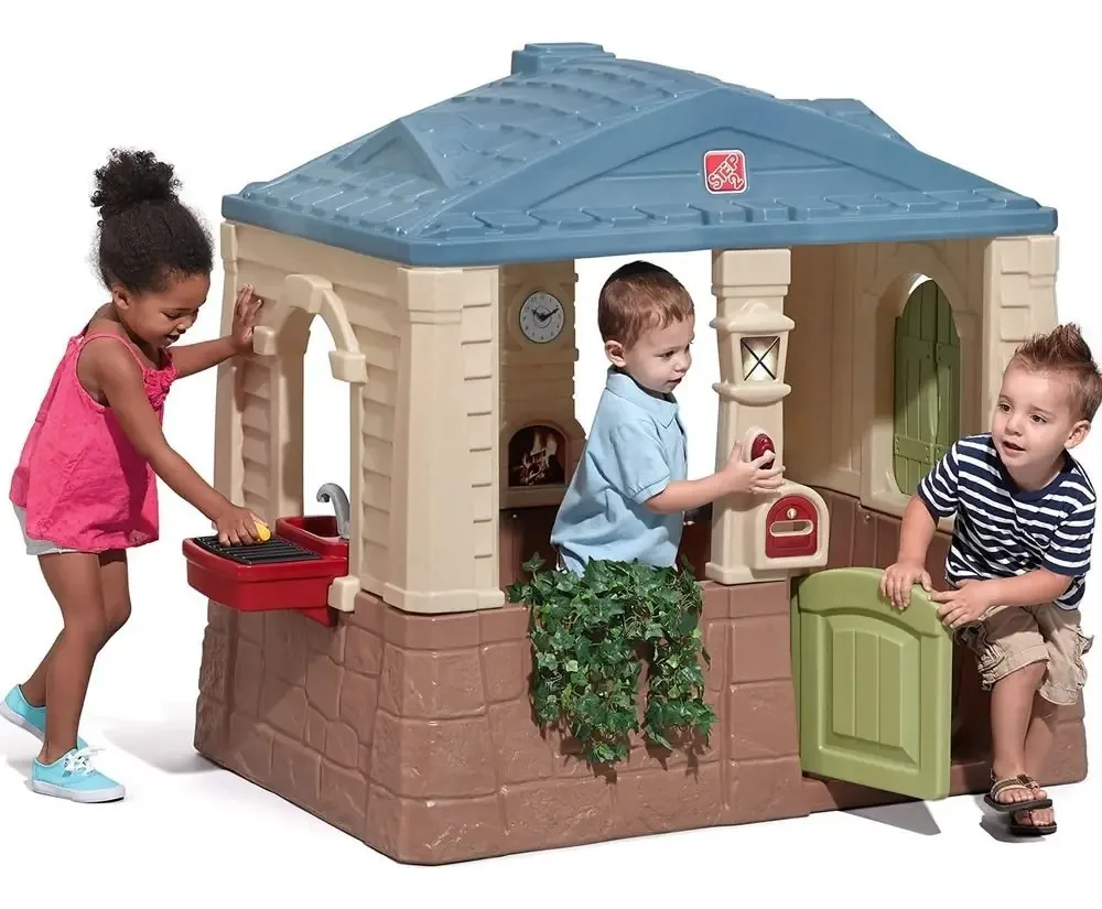 Etapa 2 Happy Home Cottage And Grill 853000 Brinquedos Cor Azul, Bege, Café