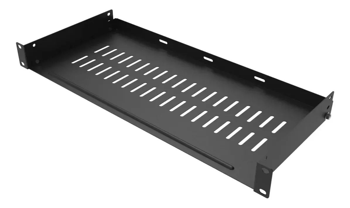 Rack de bandeja ventilado removível universal de 19 polegadas