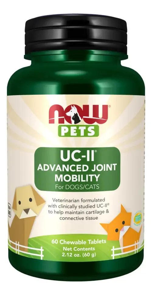 Uc-ii Now Pets 60 Tabs Colágeno Suporte Articular Mobilidade