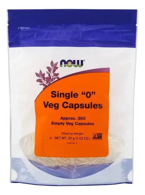 Cápsulas Vazias Now Foods Pacote Com 300un