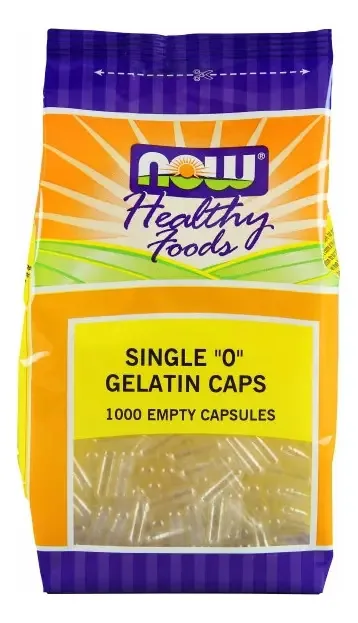 Cápsulas Vazias Now Foods Now Foods Tamanho 0 Transparente