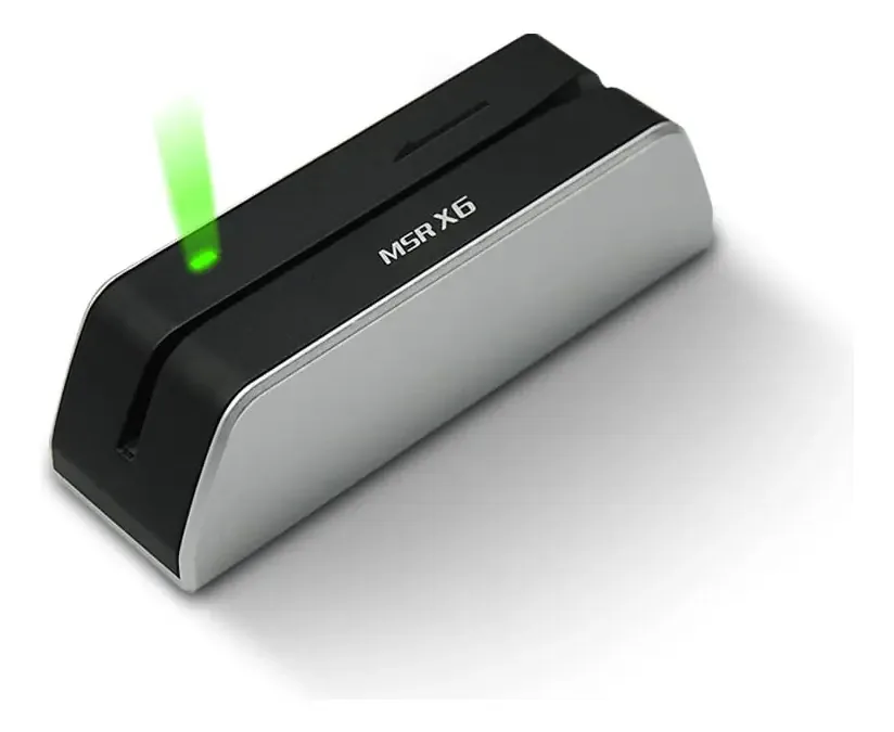 Leitor de cartão magnético Msr X6 Writer Usb 3-track Sw