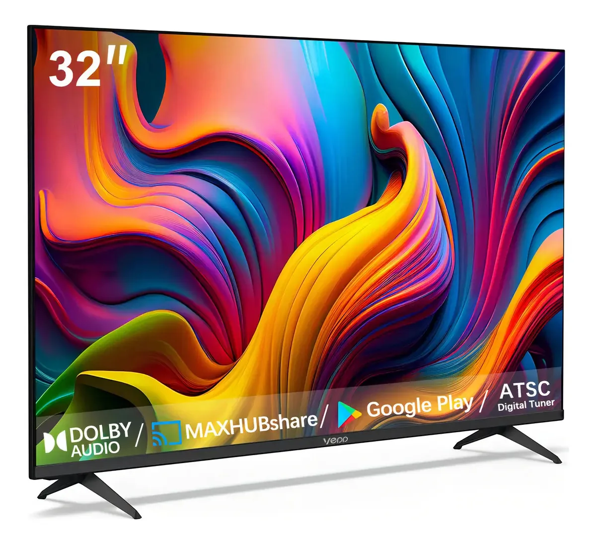 TV de tela inteligente Vedd®, TV LED de 32 polegadas e televisores HD