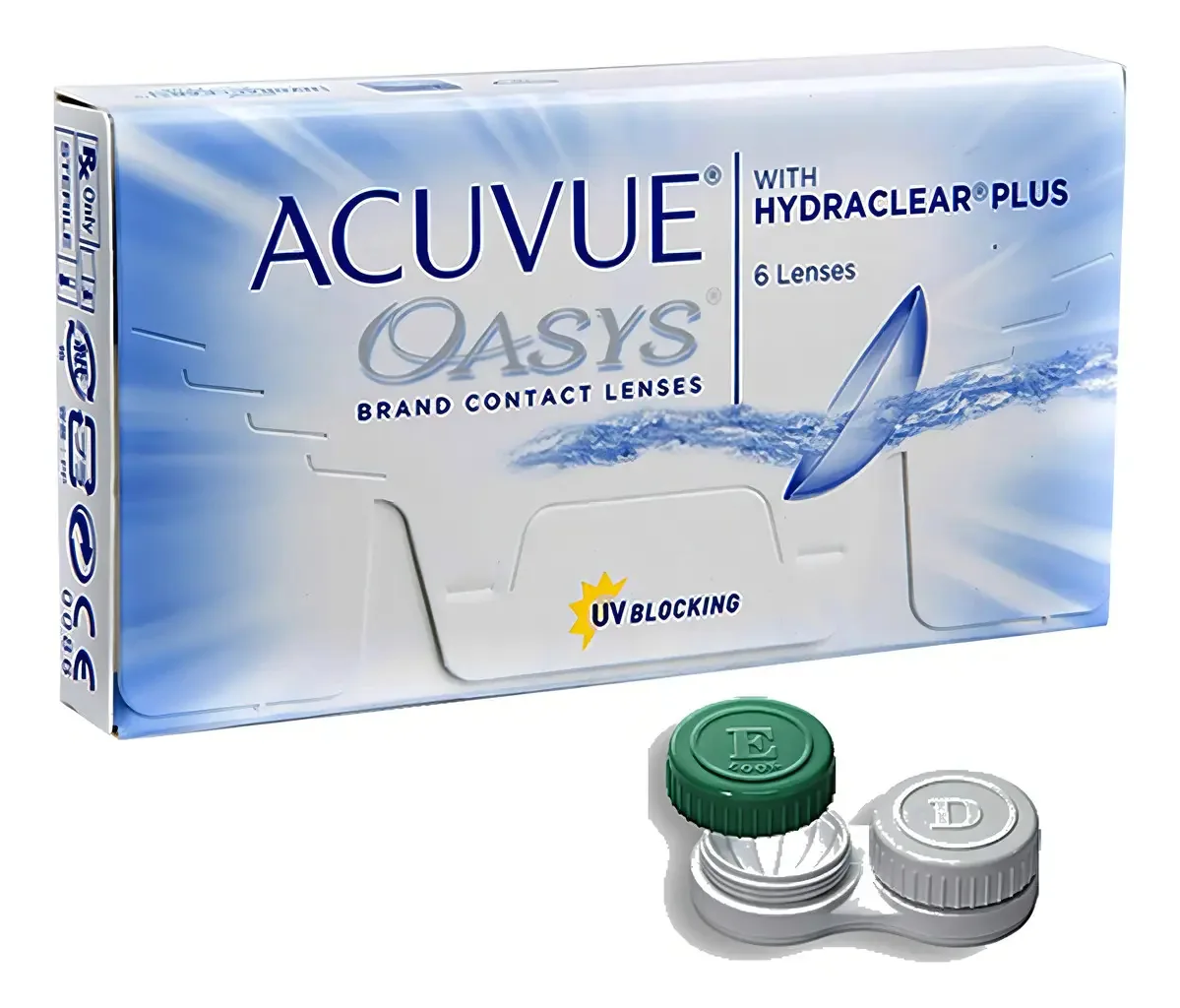 Lente De Contato Acuvue Oasys + Estojo Grau Cilíndrico -5,50 (miopia)