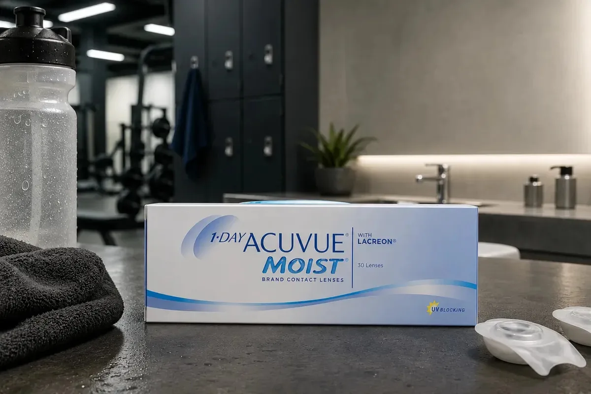 Lentes De Contato Acuvue Moist - Descarte Diário Grau Esférico +2.75 Hipermetropia