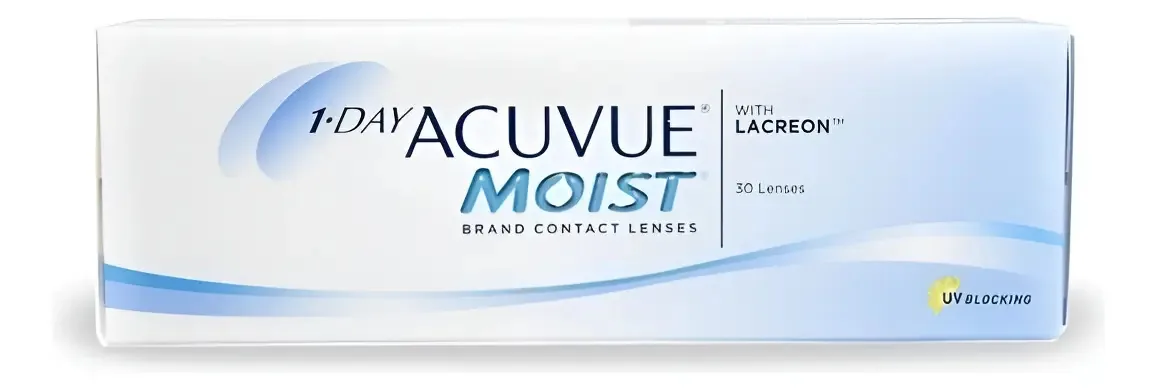 Lente de Contato Acuvue 1 Day Moist Esférica -7,50