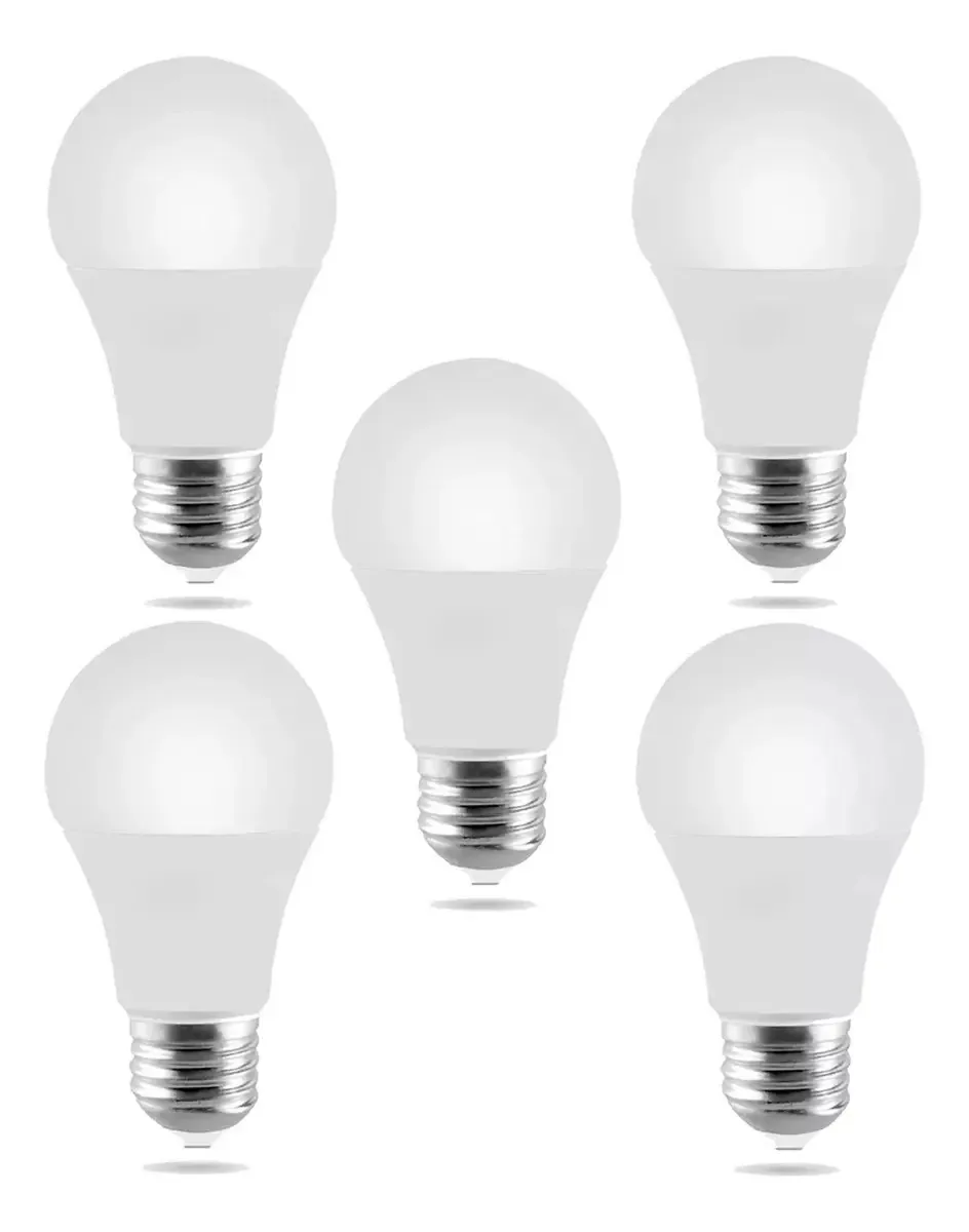 Pacote X 5 Lâmpada de holofote LED 9w 12v Ideal Motorhome Motorhome Motorhomes Barcos Telas solares Cor da luz Branco frio 6500k