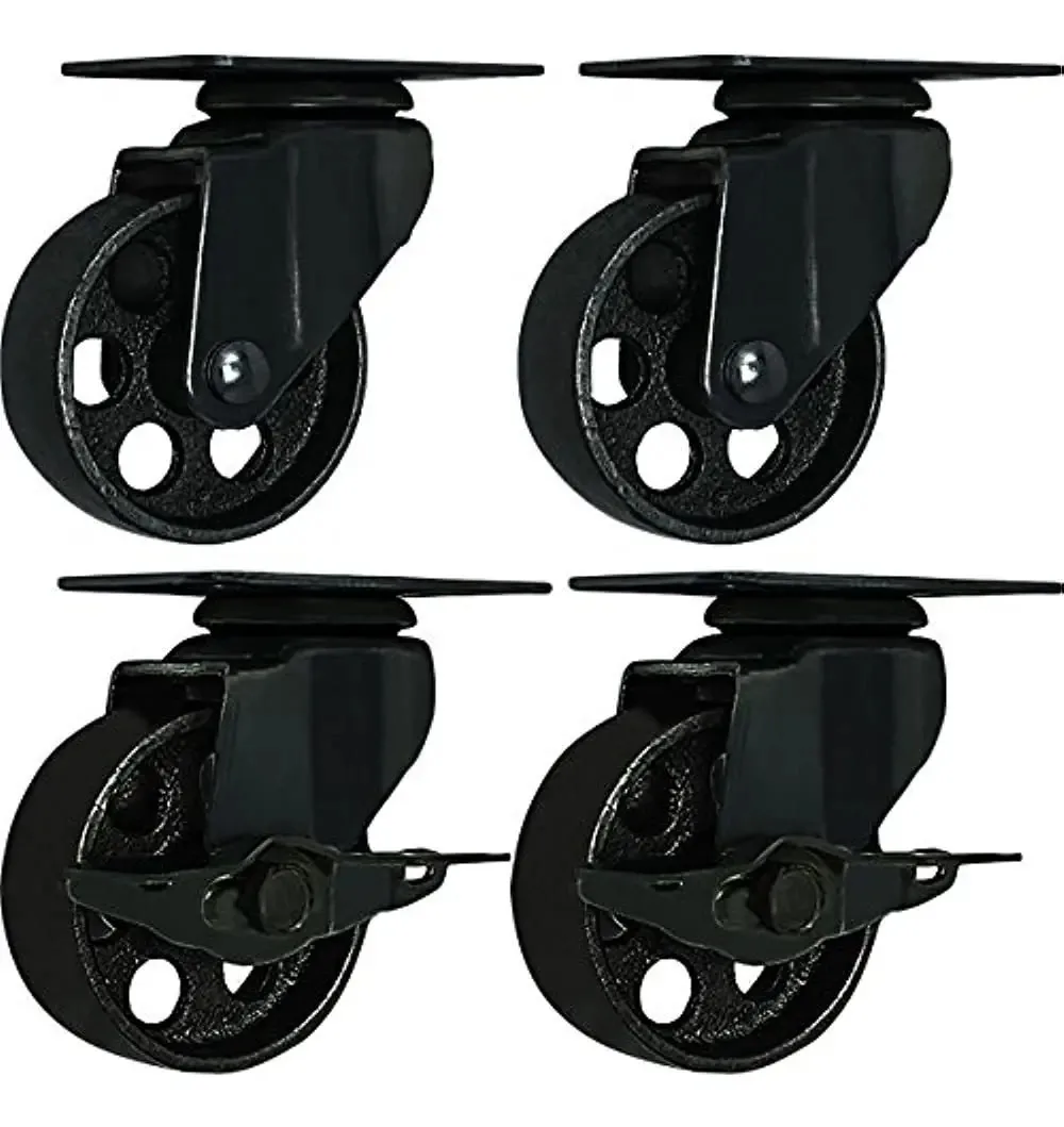 Rodas giratórias Factorduty 4 Metal N