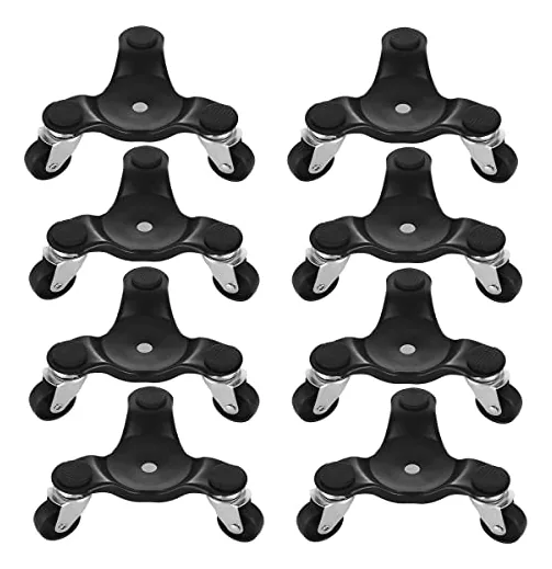 Factorduty Pacote de 8 Rodas para Mover Móveis com Rodas