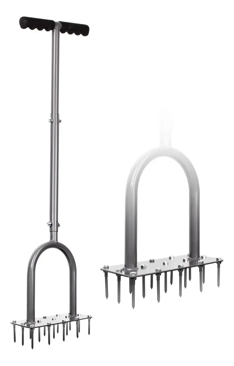 Aerador de gramado com 15 pontas de ferro Jar Tools