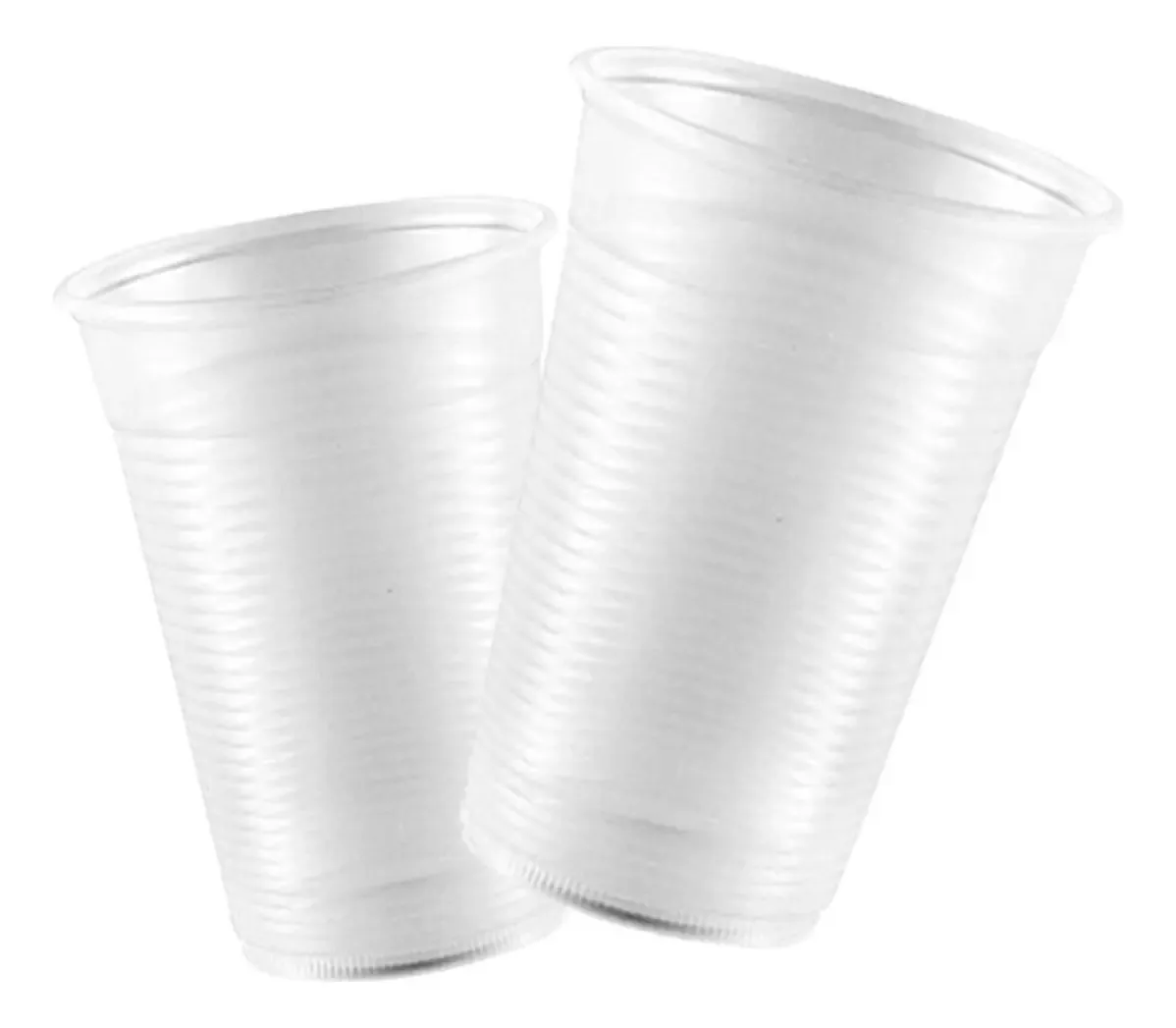 500 Copos Plástico Descartável 300ml Copaza Translúcido