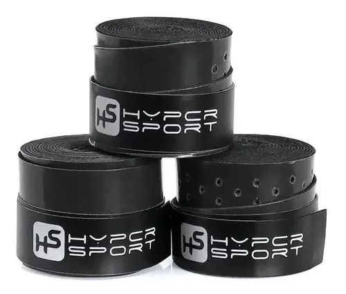 Overgrip Hyper Perforatred Pack Com 03 Unidades Preto