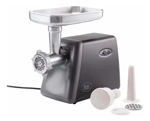 Moedor de carne elétrico comercial Lem 575w, salsicha 5lbs/min