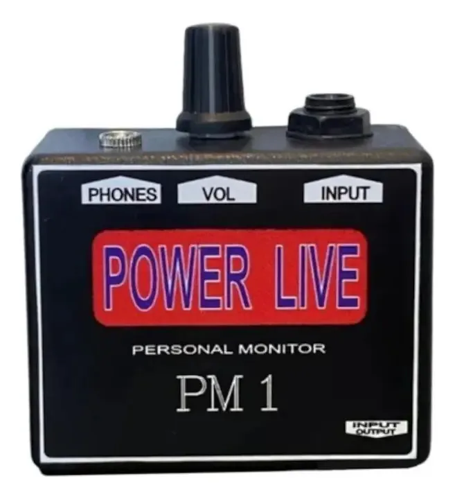 Amplificador De Fone Power Live Com Fonte