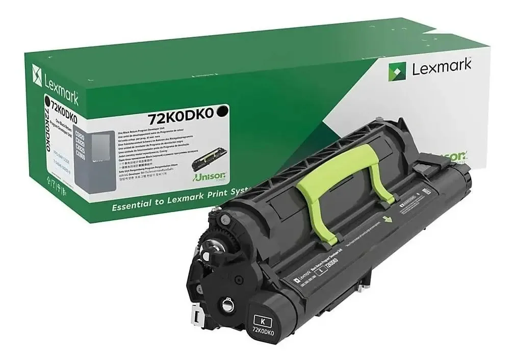 Unidade de desenvolvimento Lexmark 72k0dk0 preta 300.000 páginas /vc